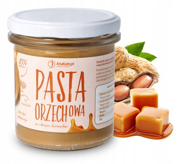 Pasta Orzechowa - Ze Słonym Karmelem - 300g