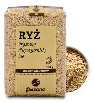 Ryż Długoziarnisty - Brązowy Bio - 500g