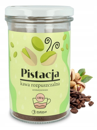 Krukam Kawa Rozpuszczalna Pistacjowa 130g