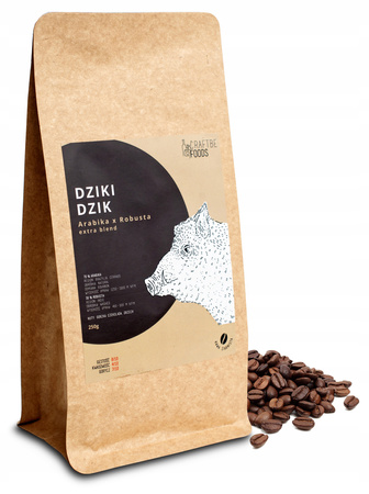 Kawa ziarnista Dziki Dzik 250g