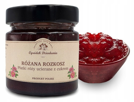 Konfitura - Płatki Róży z Cukrem - 240g