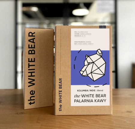 the White Bear Kawa Ziarnista Kolumbia/Indie Blend 1kg