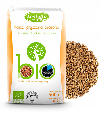 Lestello Kasza Gryczana Prażona Bio 500g