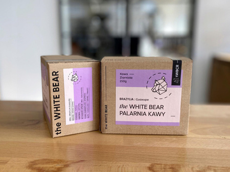 the White Bear Kawa Mielona Brazylia Guaxupe 250g