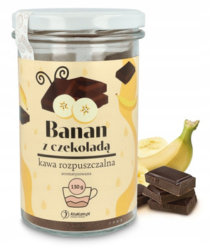 Krukam Kawa Rozpuszczalna Banan-Czekolada 130g