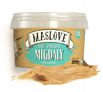 Masło Orzechowe - Migdały Pieczone 100% - 200g