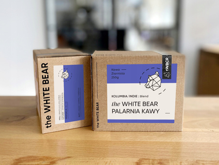 the White Bear Kawa Ziarnista Kolumbia/Indie Blend 250g