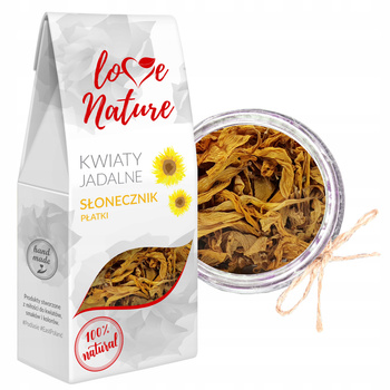 W LoveNature Kwiaty Jadalne Słonecznik Płatki 15g