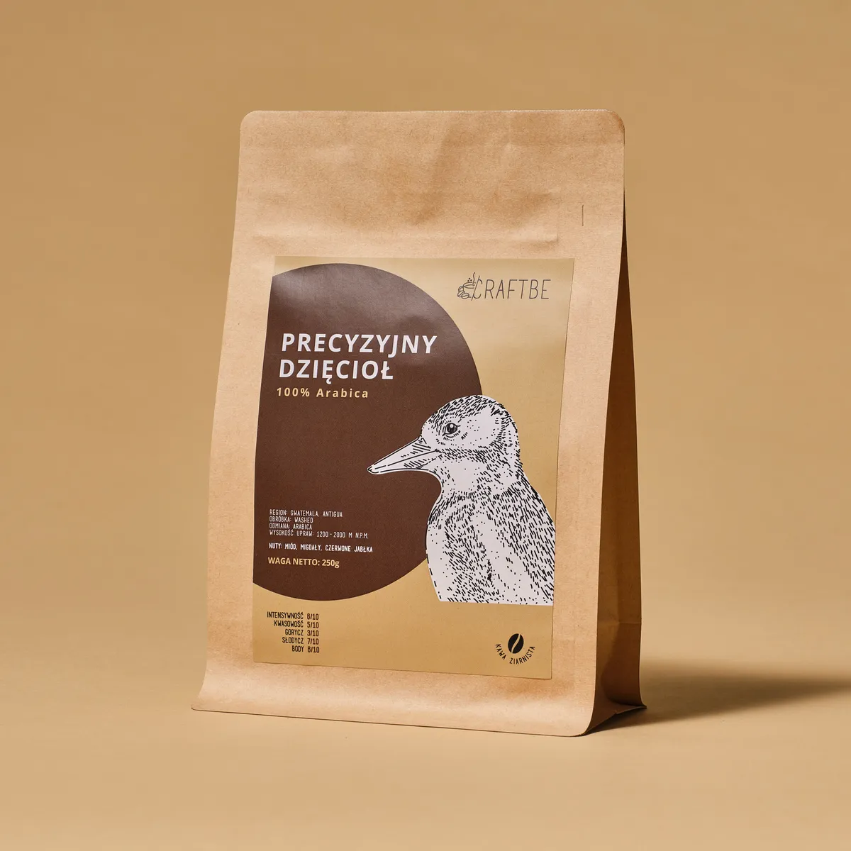 Precyzyjny Dzięcioł pod przelew, opakowanie 250 g (zdjęcie: wersja pod ekspres, ta sama paczka 250 g)
