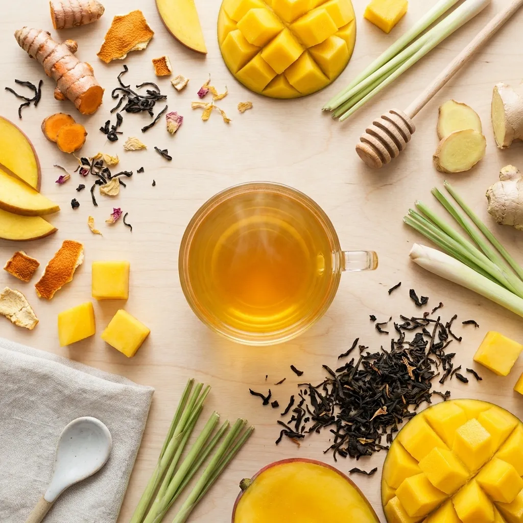 Soczyste Mango — składniki herbaty