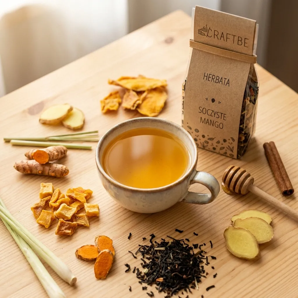 Soczyste Mango — herbata z paczką CRAFTBE