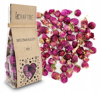 SUSZONE KWIATY WIECZNIK KULISTY GOMFRENA KWIATY JADALNE DEKORACYJNE 15g