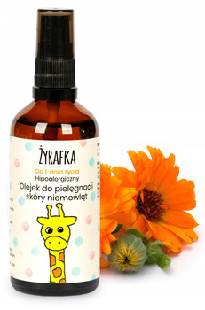 Słomiana Pracownia Żyrafka Olejek Do Pielęgnacji Skóry Dla Niemowląt 100ml