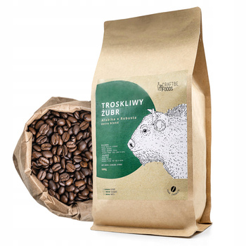 Kawa ziarnista Troskliwy Żubr 1kg