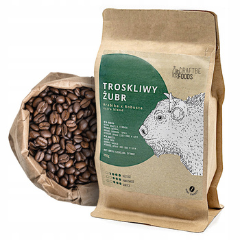 Kawa ziarnista Troskliwy Żubr 250g
